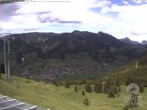 Archiv Foto Webcam Aussicht auf Bad Hindelang von der Hornbahn Bergstation 13:00