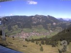 Archived image Webcam Mountain station Hornbahn 13:00