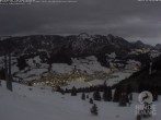 Archiv Foto Webcam Aussicht auf Bad Hindelang von der Hornbahn Bergstation 06:00