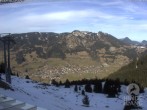 Archiv Foto Webcam Aussicht auf Bad Hindelang von der Hornbahn Bergstation 13:00