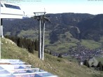 Archiv Foto Webcam Aussicht auf Bad Hindelang von der Hornbahn Bergstation 07:00