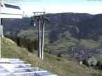 Archiv Foto Webcam Aussicht auf Bad Hindelang von der Hornbahn Bergstation 07:00