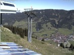 Archiv Foto Webcam Aussicht auf Bad Hindelang von der Hornbahn Bergstation 09:00