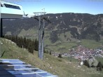 Archiv Foto Webcam Aussicht auf Bad Hindelang von der Hornbahn Bergstation 11:00