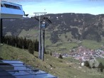 Archiv Foto Webcam Aussicht auf Bad Hindelang von der Hornbahn Bergstation 13:00