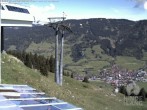 Archiv Foto Webcam Aussicht auf Bad Hindelang von der Hornbahn Bergstation 09:00