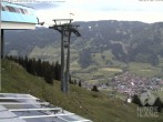 Archiv Foto Webcam Aussicht auf Bad Hindelang von der Hornbahn Bergstation 13:00