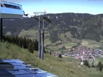 Archiv Foto Webcam Aussicht auf Bad Hindelang von der Hornbahn Bergstation 13:00