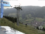 Archiv Foto Webcam Aussicht auf Bad Hindelang von der Hornbahn Bergstation 13:00