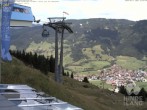 Archiv Foto Webcam Aussicht auf Bad Hindelang von der Hornbahn Bergstation 11:00