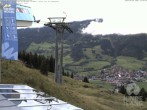 Archiv Foto Webcam Aussicht auf Bad Hindelang von der Hornbahn Bergstation 17:00