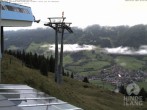 Archiv Foto Webcam Aussicht auf Bad Hindelang von der Hornbahn Bergstation 07:00