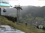 Archiv Foto Webcam Aussicht auf Bad Hindelang von der Hornbahn Bergstation 11:00