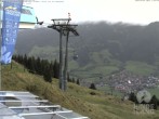 Archiv Foto Webcam Aussicht auf Bad Hindelang von der Hornbahn Bergstation 08:00