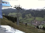 Archiv Foto Webcam Aussicht auf Bad Hindelang von der Hornbahn Bergstation 12:00