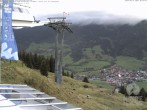 Archiv Foto Webcam Aussicht auf Bad Hindelang von der Hornbahn Bergstation 07:00