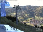 Archived image Webcam Mountain station Hornbahn 17:00