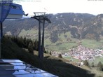 Archiv Foto Webcam Aussicht auf Bad Hindelang von der Hornbahn Bergstation 13:00