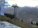 Archiv Foto Webcam Aussicht auf Bad Hindelang von der Hornbahn Bergstation 17:00
