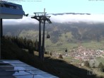 Archiv Foto Webcam Aussicht auf Bad Hindelang von der Hornbahn Bergstation 13:00