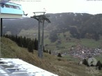 Archiv Foto Webcam Aussicht auf Bad Hindelang von der Hornbahn Bergstation 13:00
