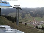 Archiv Foto Webcam Aussicht auf Bad Hindelang von der Hornbahn Bergstation 13:00