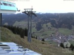 Archiv Foto Webcam Aussicht auf Bad Hindelang von der Hornbahn Bergstation 15:00