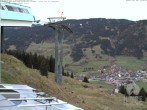 Archiv Foto Webcam Aussicht auf Bad Hindelang von der Hornbahn Bergstation 13:00