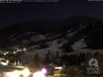 Archiv Foto Webcam Sicht vom Kinderhotel Oberjoch aus auf das Skigebiet gegenüber 01:00