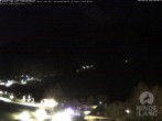 Archived image Webcam View of the kids hotel Oberjoch at the slopes in front 23:00