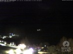 Archived image Webcam View of the kids hotel Oberjoch at the slopes in front 01:00