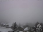 Archived image Webcam View of the kids hotel Oberjoch at the slopes in front 09:00