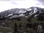 Archived image Webcam View of the kids hotel Oberjoch at the slopes in front 15:00
