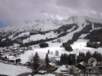 Archiv Foto Webcam Sicht vom Kinderhotel Oberjoch aus auf das Skigebiet gegenüber 15:00