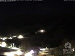 Archiv Foto Webcam Sicht vom Kinderhotel Oberjoch aus auf das Skigebiet gegenüber 21:00
