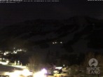 Archiv Foto Webcam Sicht vom Kinderhotel Oberjoch aus auf das Skigebiet gegenüber 22:00