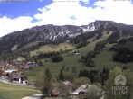 Archiv Foto Webcam Sicht vom Kinderhotel Oberjoch aus auf das Skigebiet gegenüber 14:00