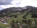 Archiv Foto Webcam Sicht vom Kinderhotel Oberjoch aus auf das Skigebiet gegenüber 16:00