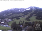 Archived image Webcam View of the kids hotel Oberjoch at the slopes in front 06:00