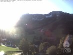 Archived image Webcam View of the kids hotel Oberjoch at the slopes in front 07:00