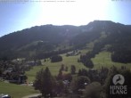 Archived image Webcam View of the kids hotel Oberjoch at the slopes in front 09:00