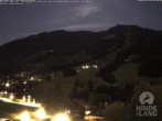 Archived image Webcam View of the kids hotel Oberjoch at the slopes in front 23:00