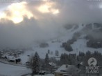 Archiv Foto Webcam Sicht vom Kinderhotel Oberjoch aus auf das Skigebiet gegenüber 07:00