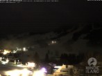 Archived image Webcam View of the kids hotel Oberjoch at the slopes in front 03:00