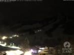 Archived image Webcam View of the kids hotel Oberjoch at the slopes in front 01:00