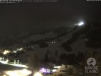 Archived image Webcam View of the kids hotel Oberjoch at the slopes in front 01:00