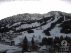 Archived image Webcam View of the kids hotel Oberjoch at the slopes in front 07:00