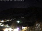 Archived image Webcam View of the kids hotel Oberjoch at the slopes in front 01:00