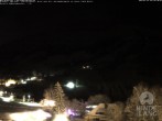 Archiv Foto Webcam Sicht vom Kinderhotel Oberjoch aus auf das Skigebiet gegenüber 01:00