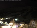 Archiv Foto Webcam Sicht vom Kinderhotel Oberjoch aus auf das Skigebiet gegenüber 03:00